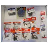 FISHING-BAIT HOLDERS, SWIVELS, HOOKS, SINKERS