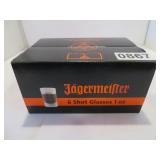 JAGERMEISTER SHOT GLASSES S/6
