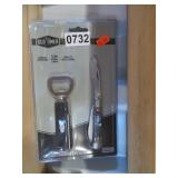 2 PC OLD TIMER FOLDING KNIFE & BOTTLE OPENER