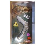 UTICA CUTLERY CAMO POCKET KNIFE W/CLIP