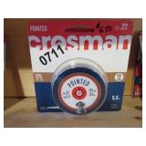 2 TINS CROSMAN .22 POINTED PELLETS 175 EA