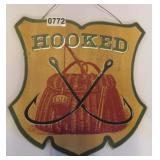 WOODEN FISHING SIGN 11X11