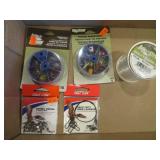 FISHING-FLIES, LEADS, SWIVELS, LINE