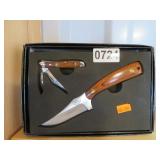 2 PC KENTUCKY KNIFE SET W/SHEATH