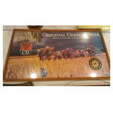 DINKEL ACKER GERMAN BEER PRINT/FRAME CLOCK