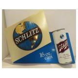 VINTAGE SCHLITZ BEER ADVERTISING-STICKER/ORIG PKG