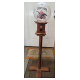 BUDWEISER PEANUT DISPENSER - GLASS GLOBE