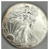 2000 AMERICAN EAGLE SILVER DOLLAR
