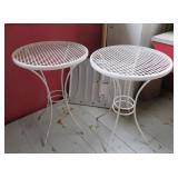 2 METAL PLANT STANDS