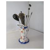 HAT PIN VASE / PINS JAPAN