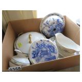 BX LIMOGE GRAVY BOATS, COVERED DISHES, ETC