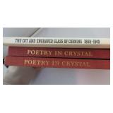 POETRY IN CRYSTAL (2), CUT & ENGRAVED GLASS BOOK