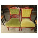 VICTORIAN STYLE CHAIRS