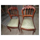 VICTORIAN ROSEBACK CHAIRS