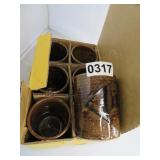 SET OF 6 CUPS - ORIG BOX - MADE IN JAPAN