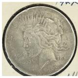 USA PEACE SILVER DOLLAR 1922