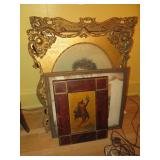 PILE OF EARLY PRINTS / FRAMES