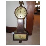 SESSIONS BANJO CLOCK - GLASS FACE MISSING