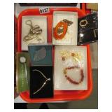 NECKLACES, BRACELETS, PEN, PIN