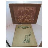 ATHENS HS 1943 YEARBOOK, 1900 FOOTBALL PHOTO