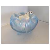 FENTON OPALESCENT FOOTED BOWL 4' X 5'