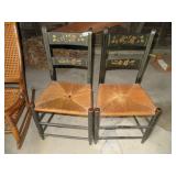 PR. HITCHCOCK STENCILED CHAIRS 1 SEAT NEEDS REPAIR