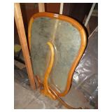 MAPLE MIRROR WITH HARPS