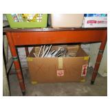 EARLY WOODEN KITCHEN TABLE