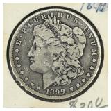 USA MORGAN SILVER DOLLAR 1899-O