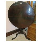 EARLY ROSEWOOD TILT TOP TABLE 31'