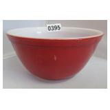 PYREX RED BOWL 1.5 QT, 2 PYREX LIDS