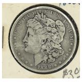 USA MORGAN SILVER DOLLAR 1888-O