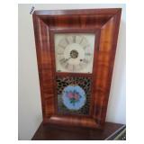 WATERBERRY OG CLOCK 8 DAY W/ KEY & PENDULUM