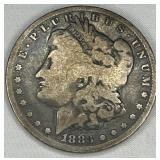 USA MORGAN SILVER DOLLAR 1883