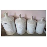 4 PC EAGLE CANISTER SET