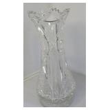 CUT GLASS?  VASE 10.5'