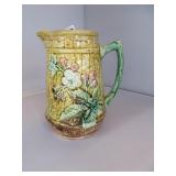 MAJOLICA PITCHER 6'