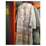 VINTAGE DRESS & FAUX FUR LONG COAT