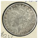 USA MORGAN SILVER DOLLAR 1892-O