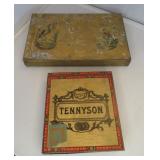 ADV TINS ADAMS HONEY CHEWING GUM, TENNYSON CIGAR