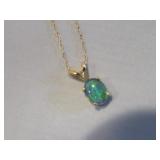 14K GOLD CHAIN / PENDANT