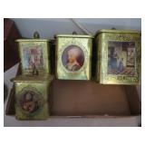 BX TEAPOT, CANISTER SET, FINGER CANDLESTICK