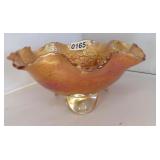 MARIGOLD CARNIVAL FOOTED BOWL 3' X 8'