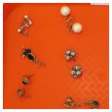 COSTUME JEWELRY EARRINGS 15 PR
