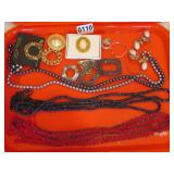 BEADED SCARVES, SCARF CLIPS, SHOE CLIPS ETC