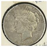 USA PEACE SILVER DOLLAR 1925