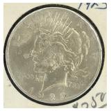 USA PEACE SILVER DOLLAR 1923