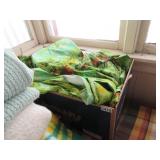 ALL BLANKETS CURTAINS ON BED