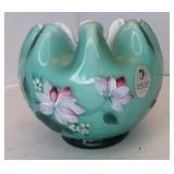 FENTON ROSE BOWL 3.5' X 4'