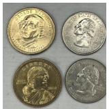 COINS - US DOLLAR (2) US QUARTER (2)
